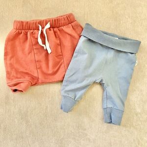 Nordstrom Baby brand FIRSTS BY PETIT LEM Joggers & shorts set